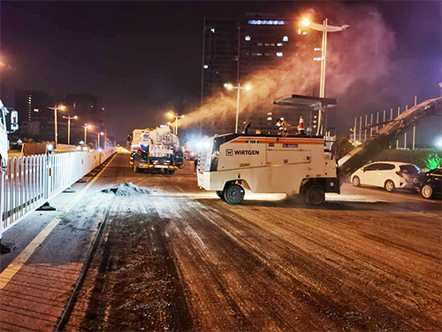 蘭山區(qū)道路維護